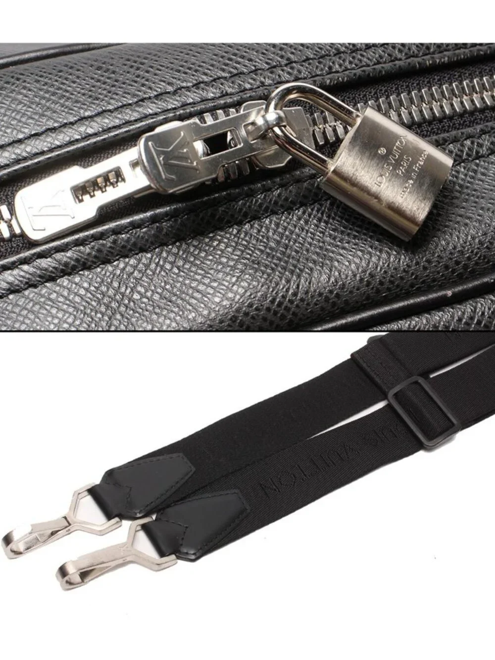 Louis Vuitton 2-Way Boston Bag Crossbody Kendall 55 Taiga